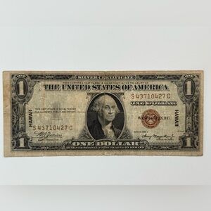 1935A $1 Silver Certificate Hawaii Overprint WWII Note